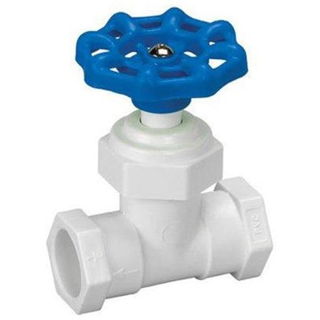 HOMEWERKS Homewerks VSVP40E3B 0.5 in. PVC Solvent Weld Stop Valve 117256